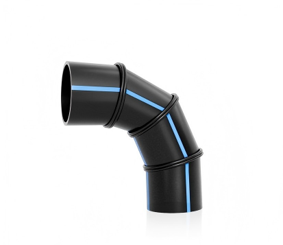 HDPE Fabricated 90° Segmented Elbow