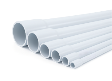 White PVC-U Water Supply Pipe Bundle — PVC-U Water Supply Pipe | Primepoly